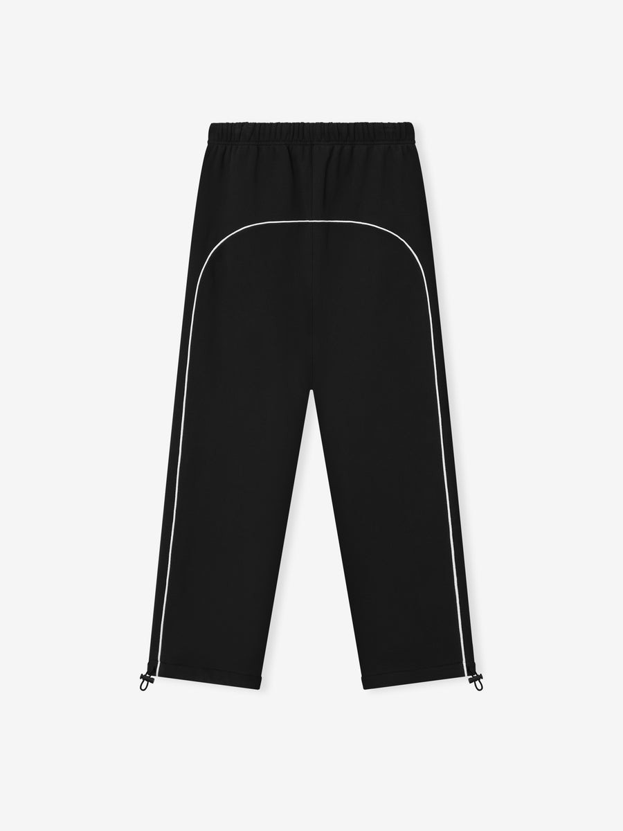 Relaxed Fleece Sweatpant With Piping - 4