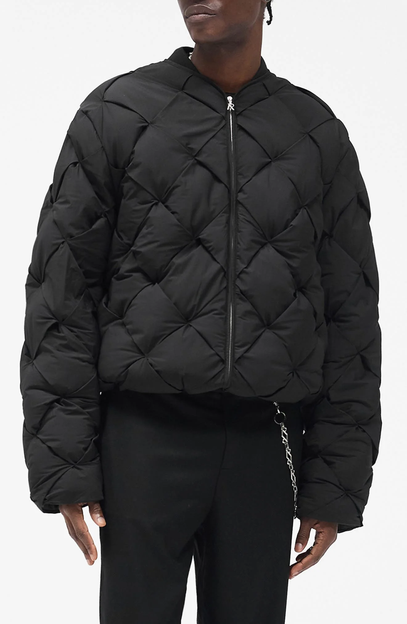 Represent Pillow Puffer Jacket in Jet Black at Nordstrom - 1