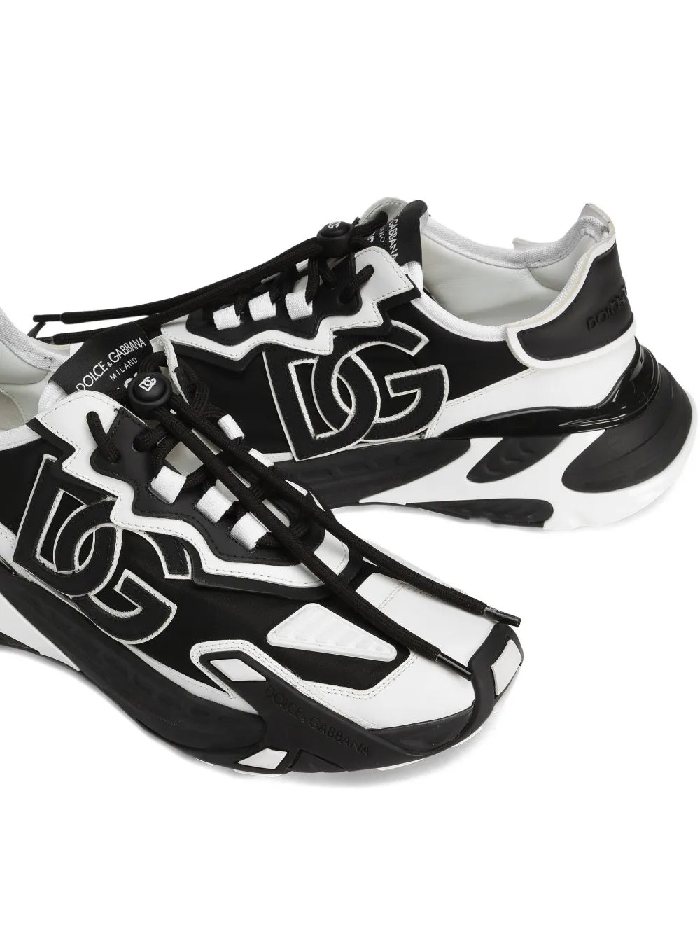 LOGO-EMBROIDERED CHUNKY SNEAKERS - 3