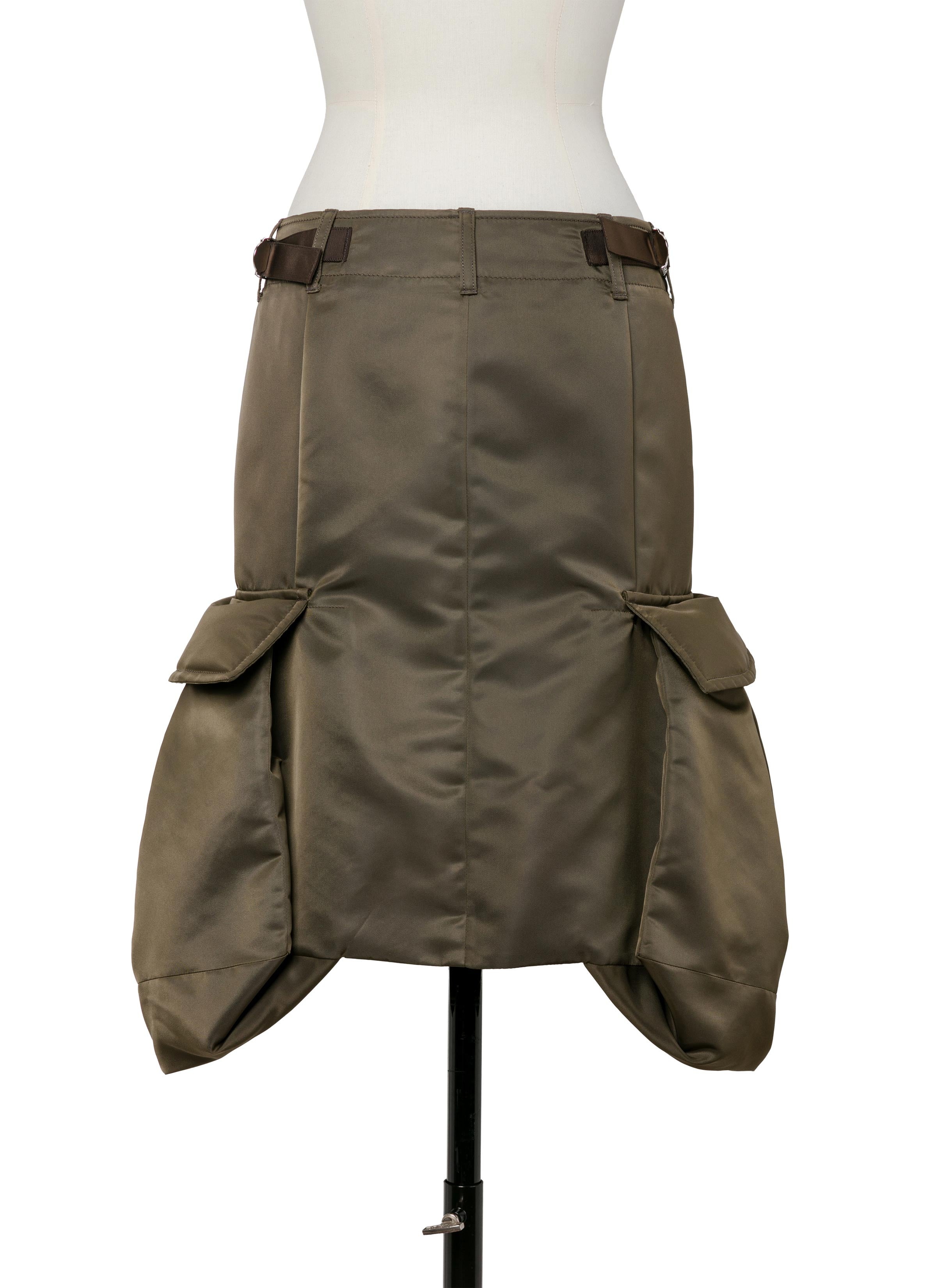 Nylon Twill Skirt - 3