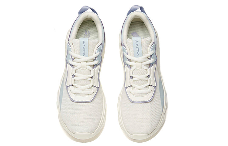 (WMNS) ANTA Running Series Sneakers 'White Blue' 922115535-5 - 4