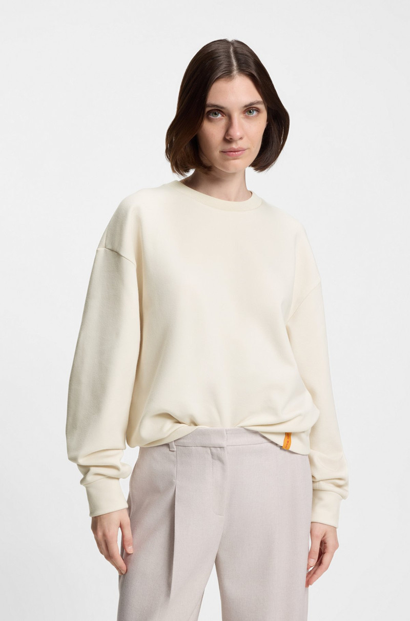 BOSS X STEIFF ALL-GENDER SWEATSHIRT IN A COTTON BLEND 5