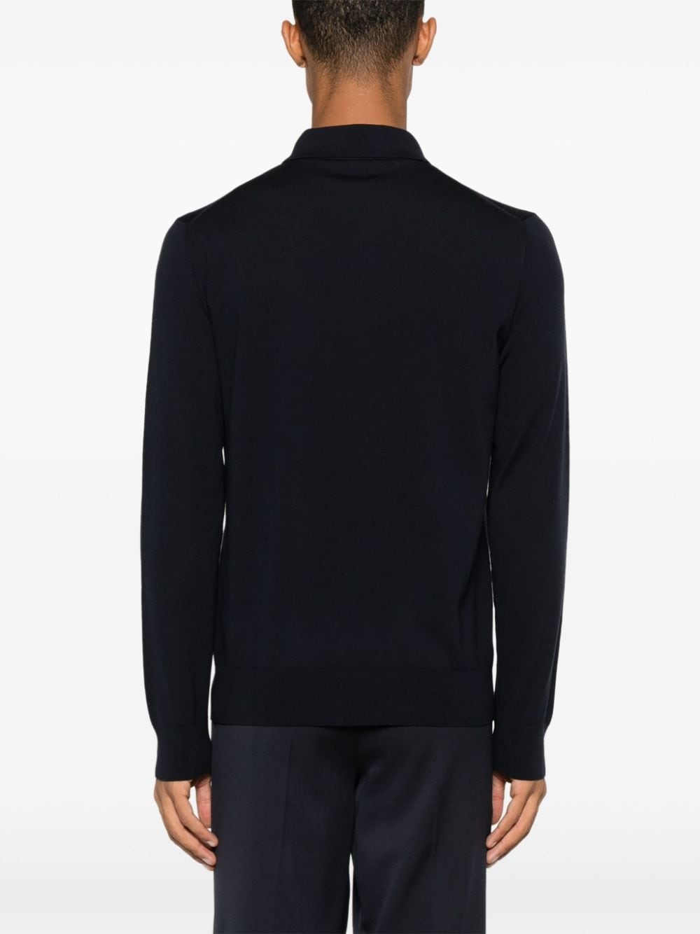 logo-plaque polo shirt - 4