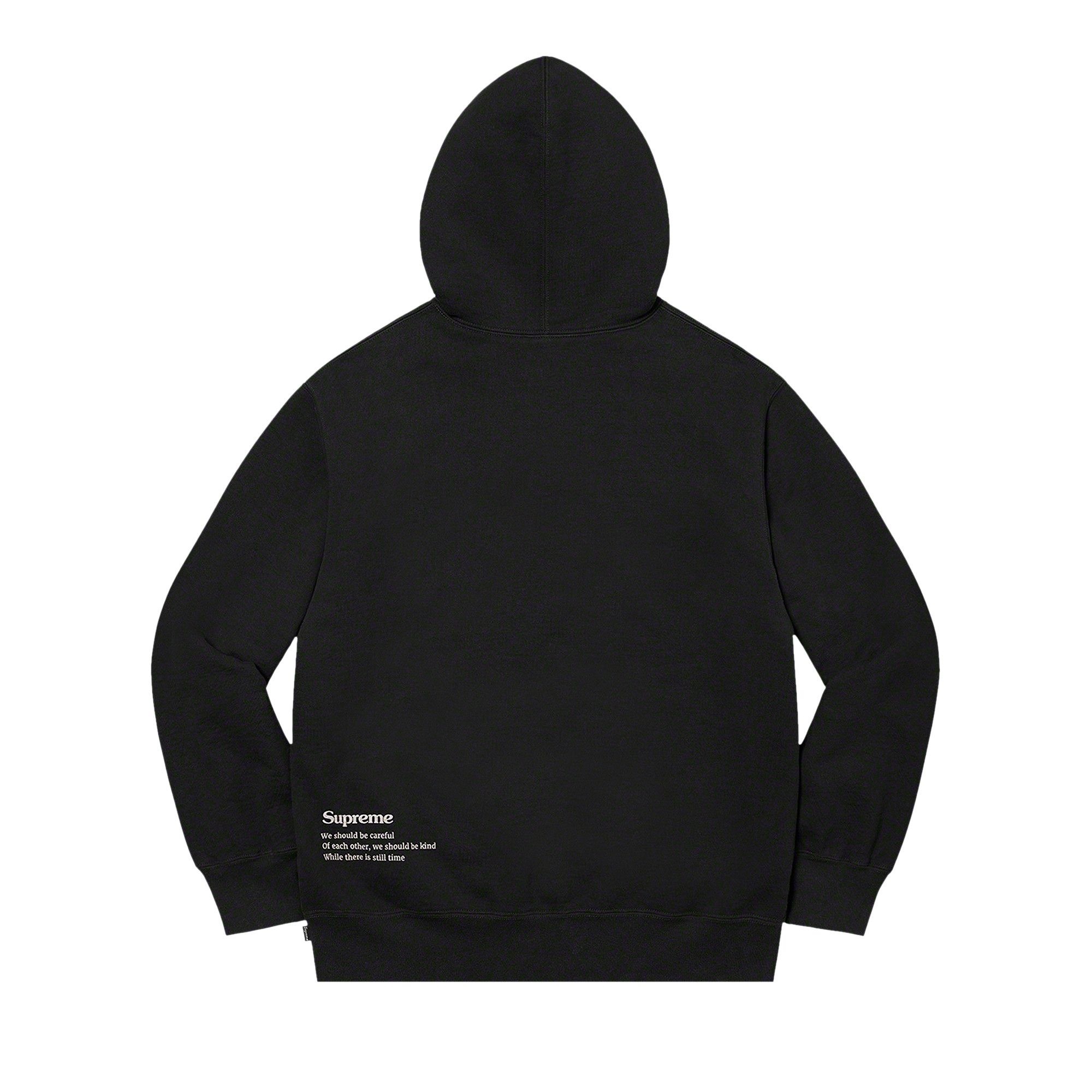 Supreme Collage Grid Hooded Sweatshirt 'Black' - 2