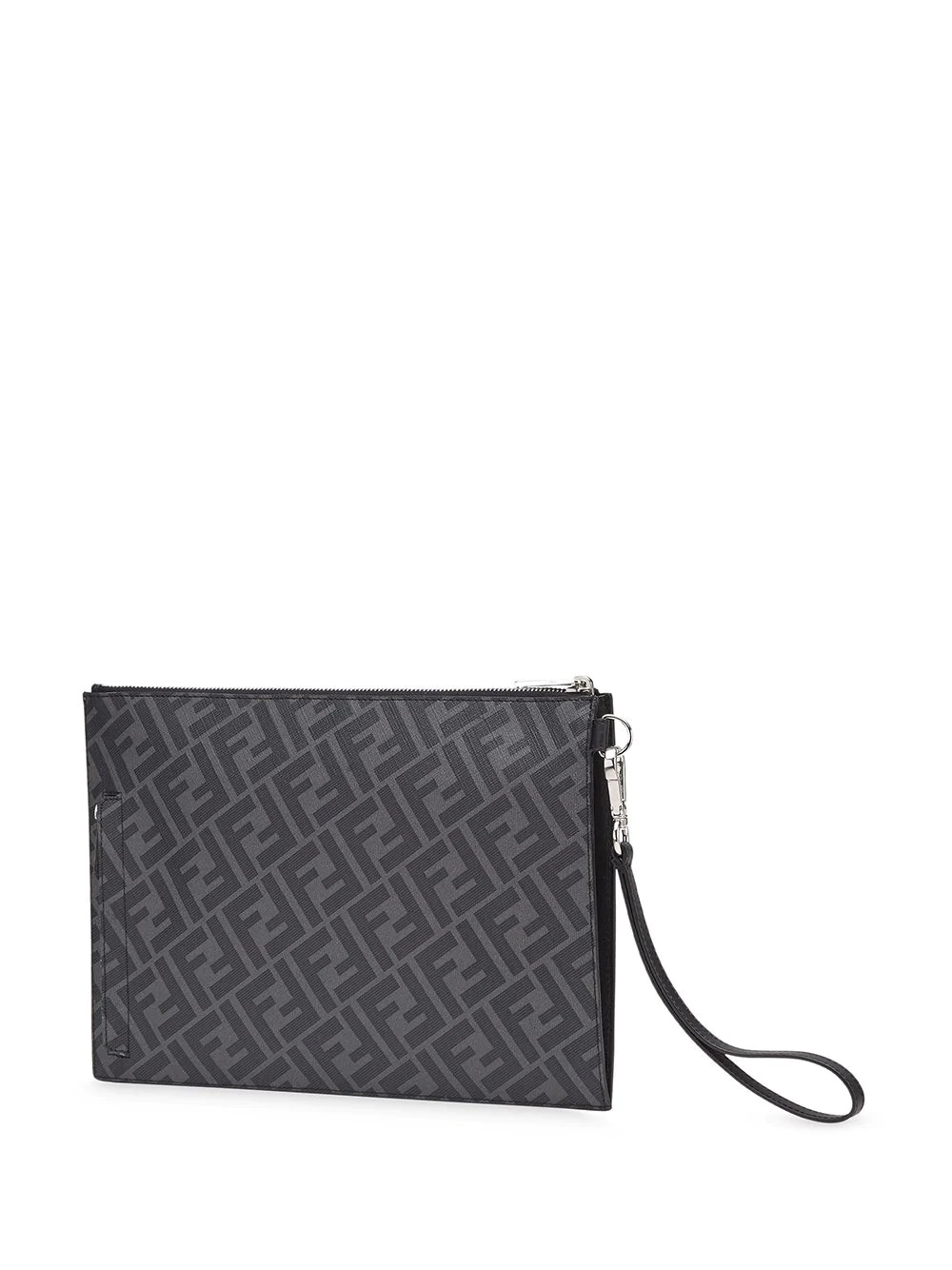 flat FF motif panelled pouch - 2