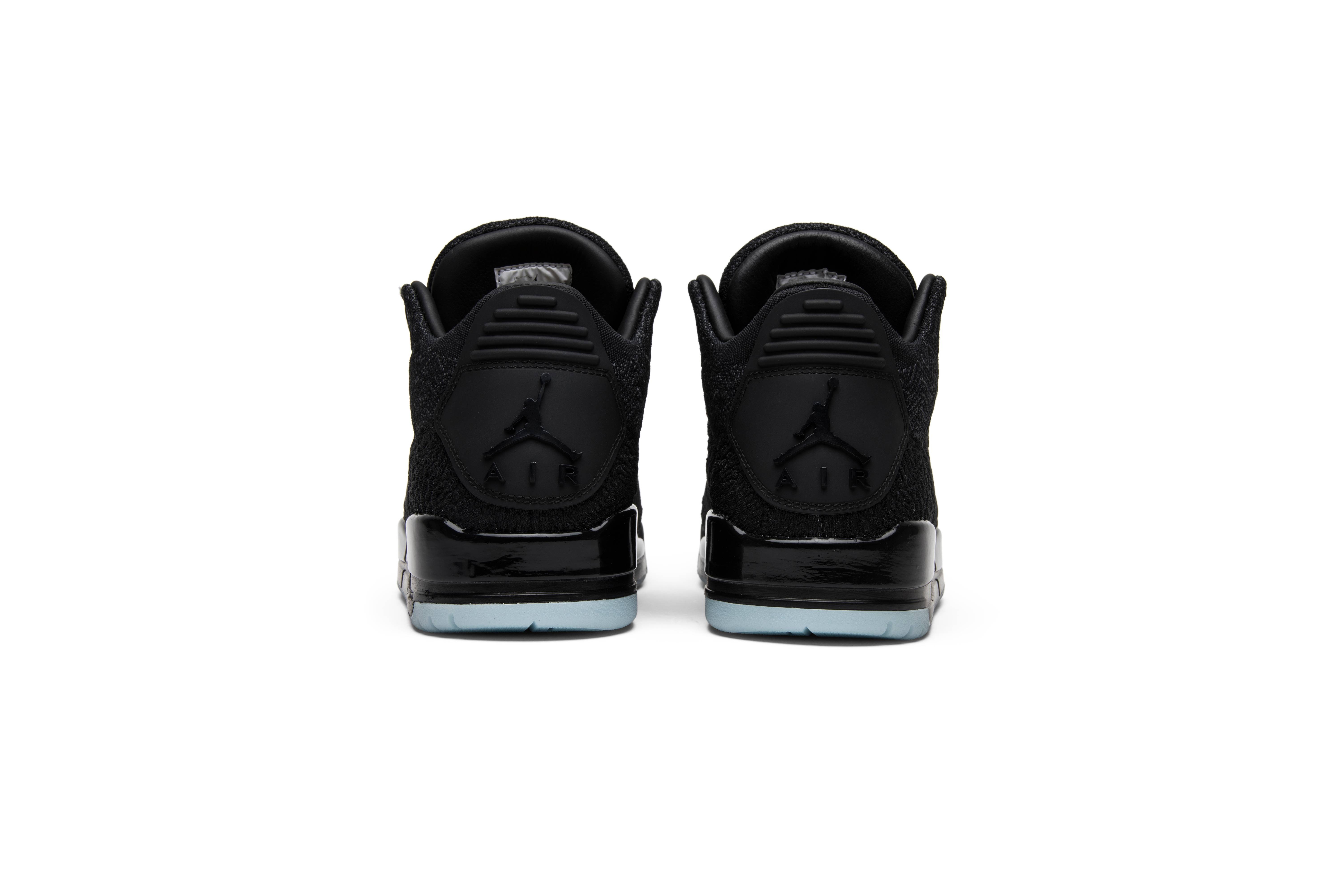 Air Jordan 3 Retro Flyknit 'Black' - 6