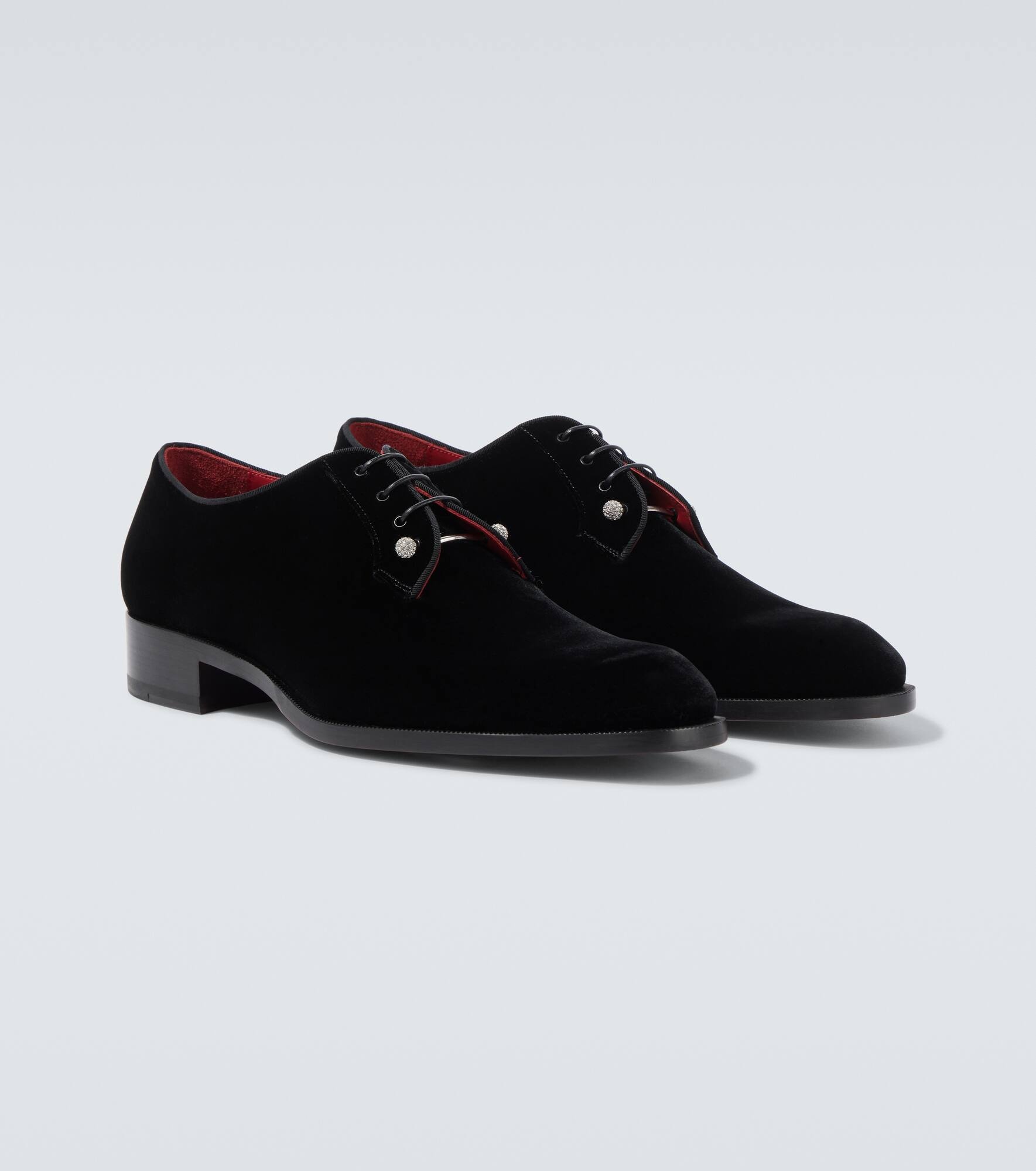 Chambeliss velvet Derby shoes - 5