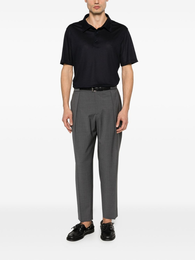 Brioni graphic print polo shirt outlook