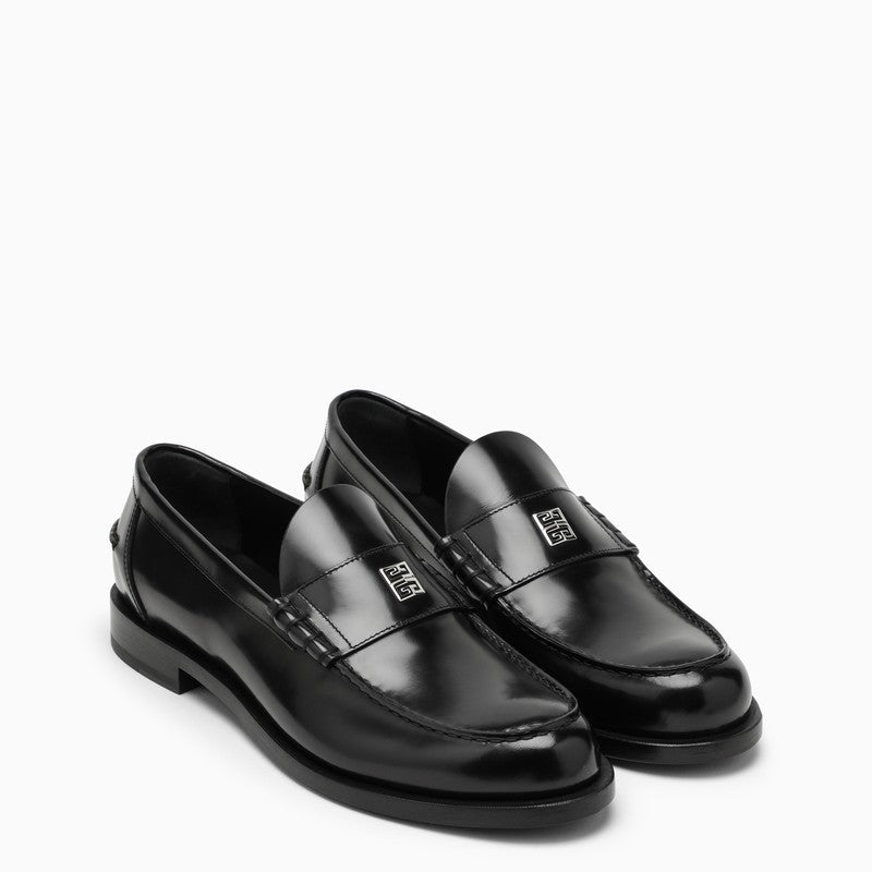 Givenchy Black Leather Mr G Loafers Men - 2