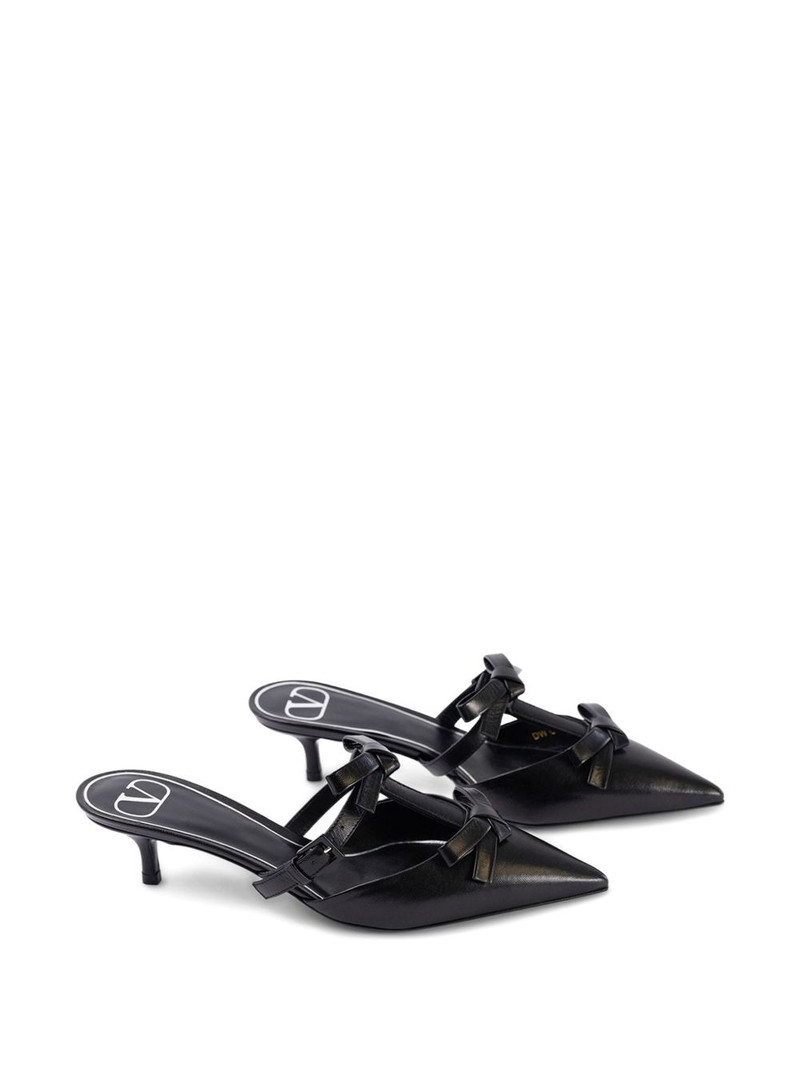 Valentino 50mm bow-detail mules outlook
