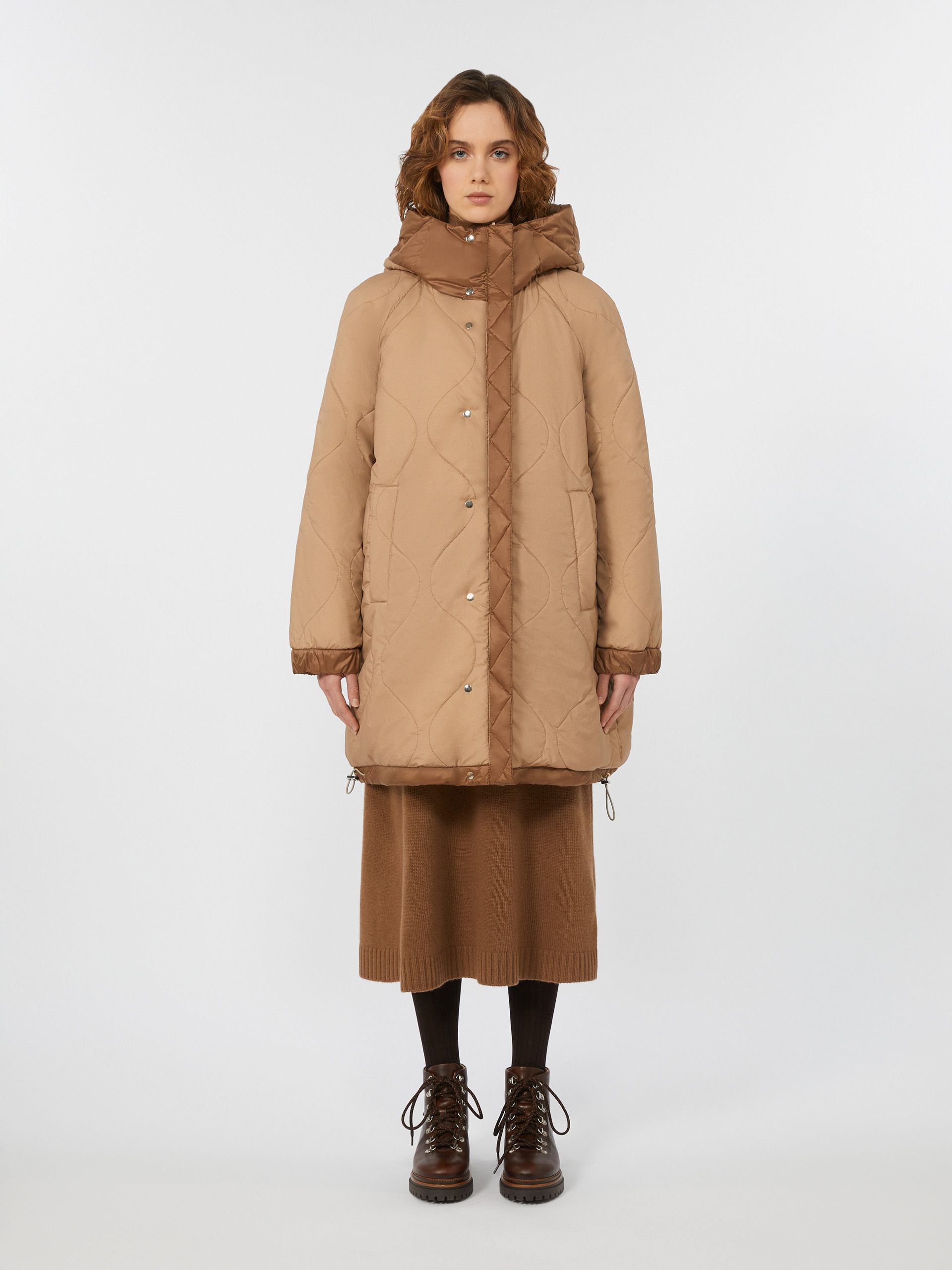 ANFORA Reversible parka in water-resistant canvas - 5