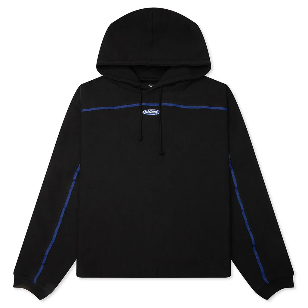 OVAL PULLOVER HOOD - BLACK - 1