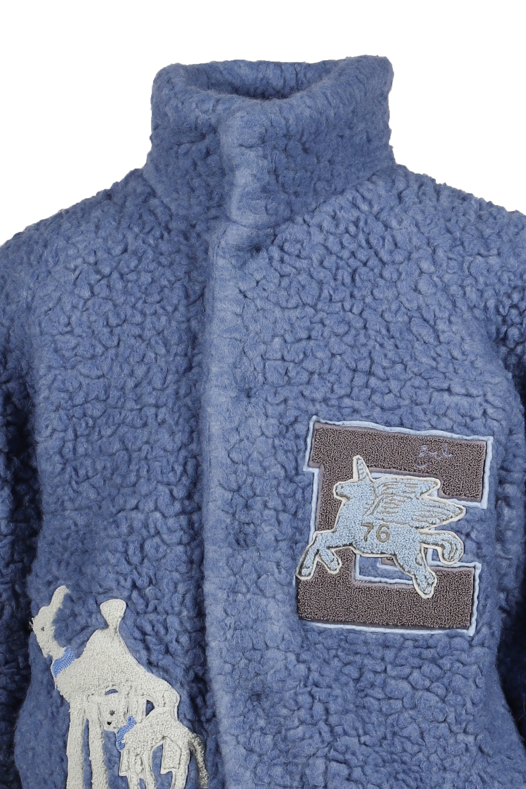 VARSITY JACKET WOVEN / BLU - 5