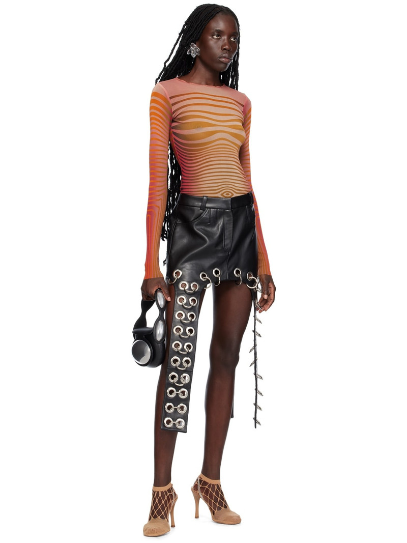 stripe-pattern mesh top 5