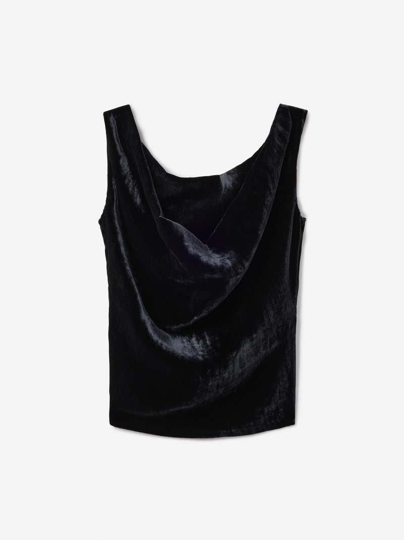House of Dagmar Waterfall Velvet Top outlook