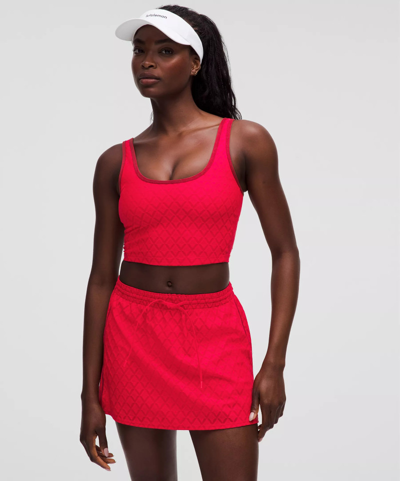 Textured Mesh Tennis Tank Top *Medium Support, B/C Cup 1