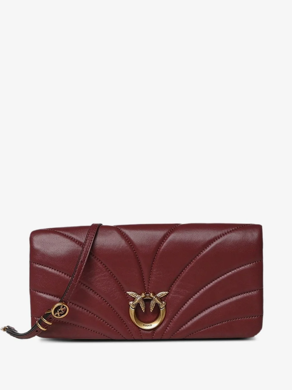 Love Birds quilted shoulder bag - 1
