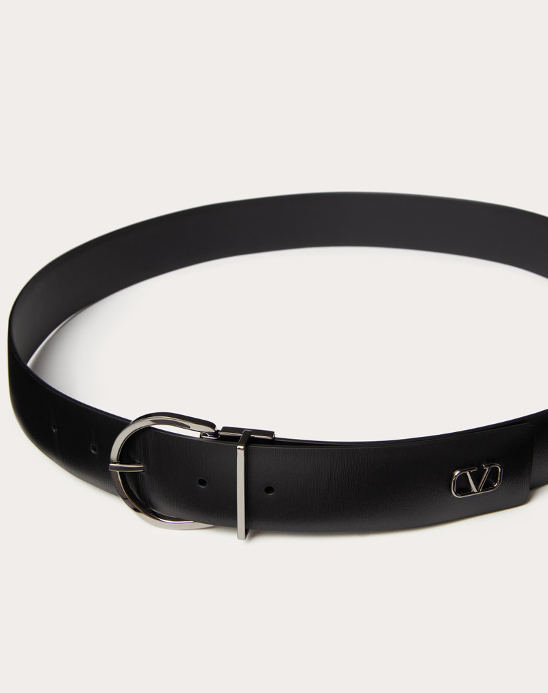 MINI VLOGO SIGNATURE CALFSKIN BELT 33MM / 1.3 IN. 4
