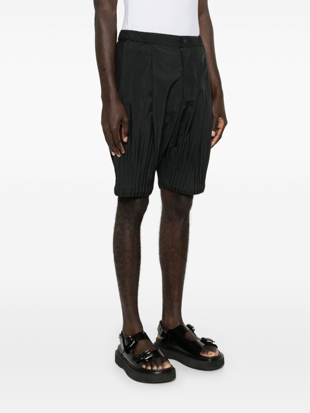 Cascade plissé-details shorts - 3