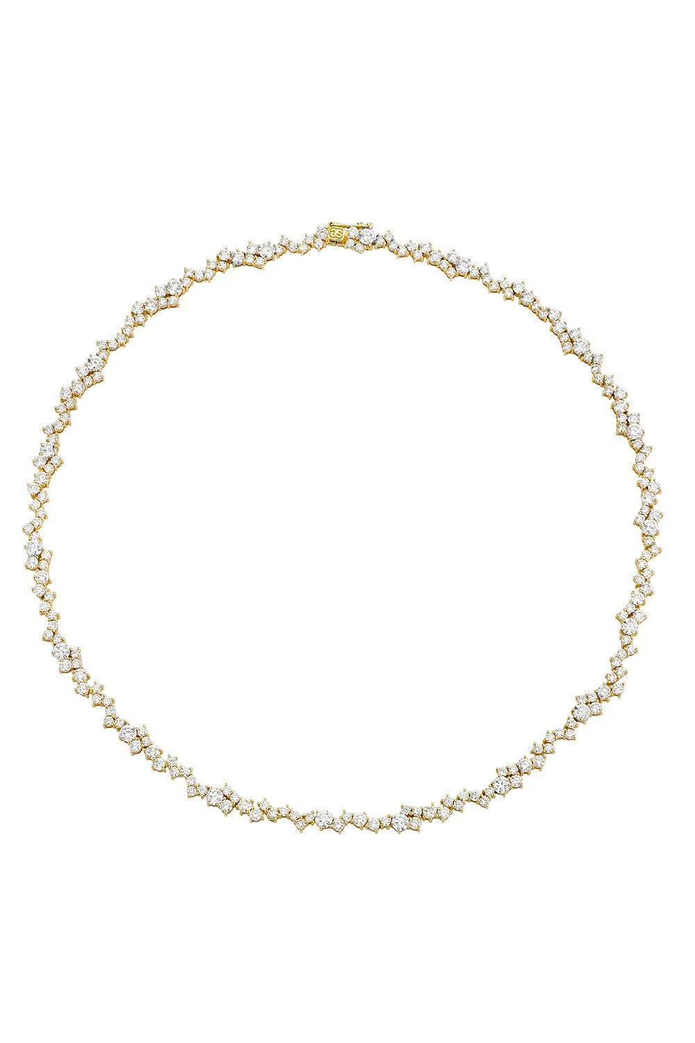 Diamond Eternity Cocktail Necklace - 1
