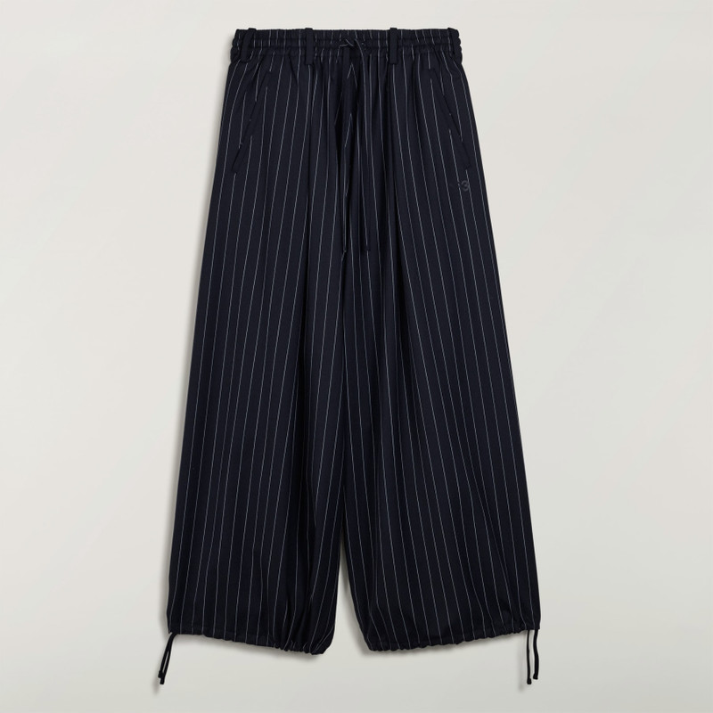 Y-3 REFINED WOOL CROPPED WIDE LEG PANTS 1