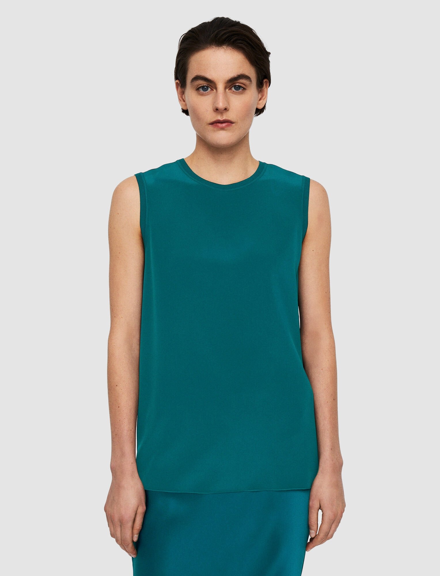 Silk Crepe de Soie Bley Blouse - 3