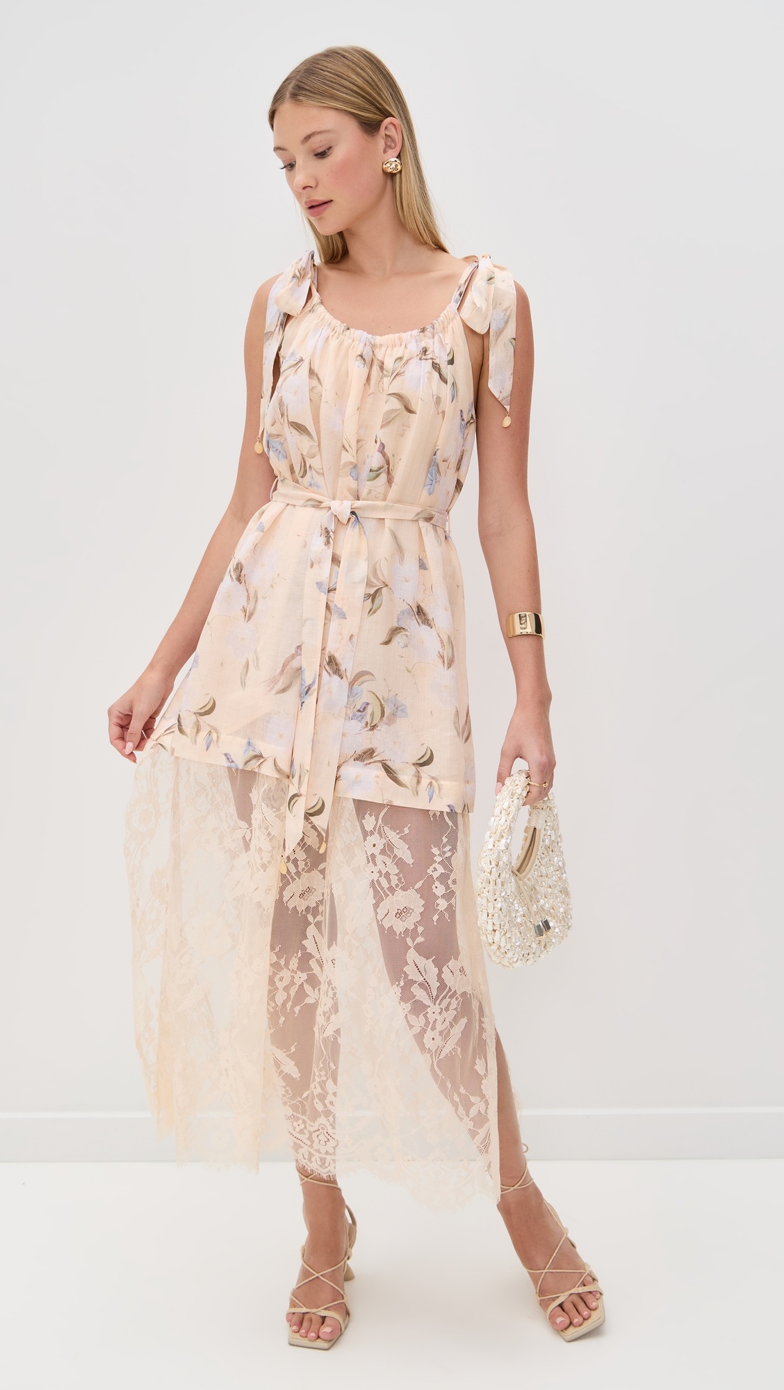 Cascadian Lace Slip Dress - 4