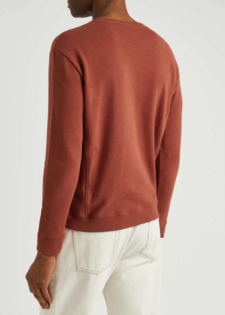 24 logo-embroidered cotton sweatshirt - 3