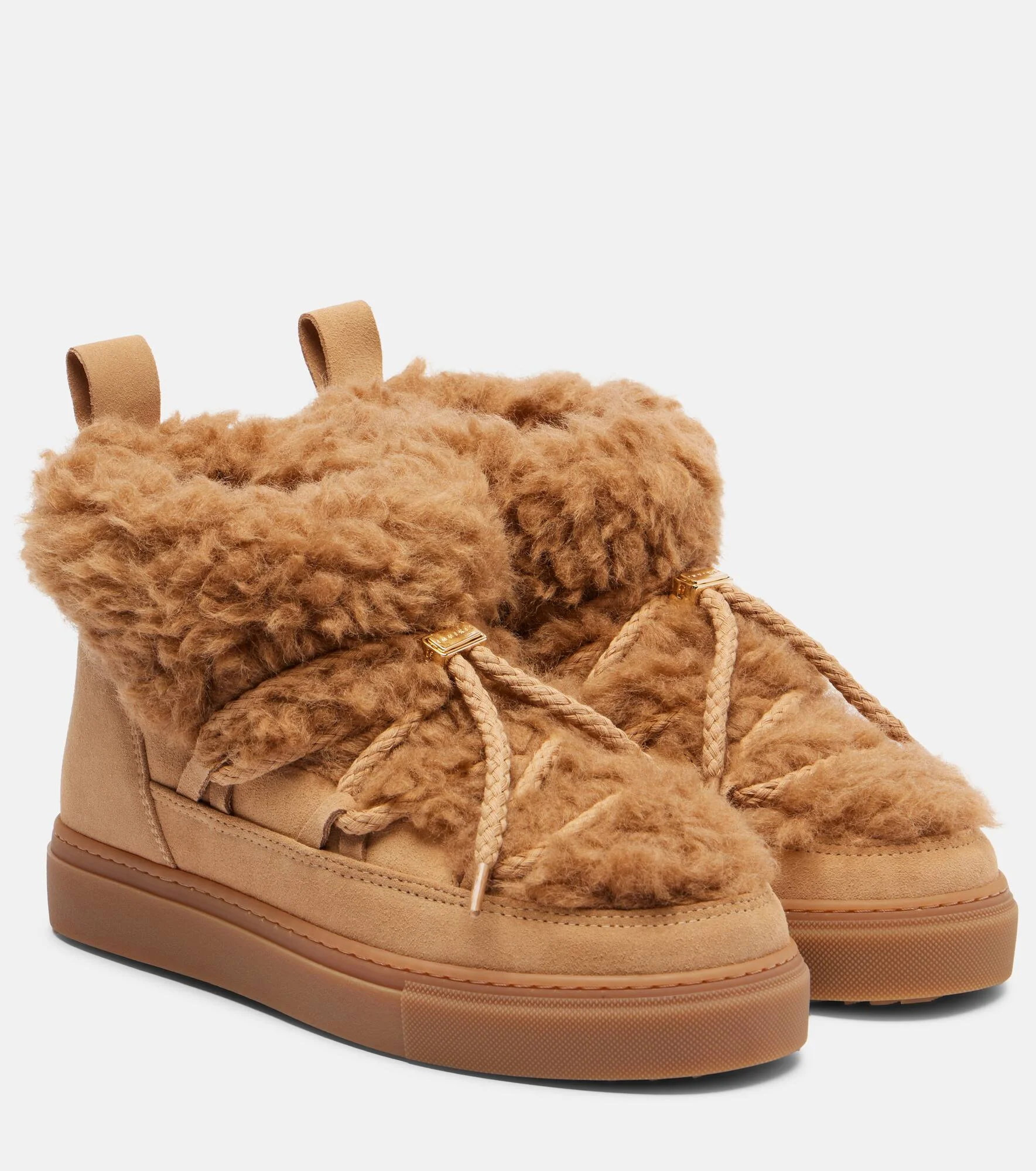 Teddy Low suede and teddy snow boots - 1