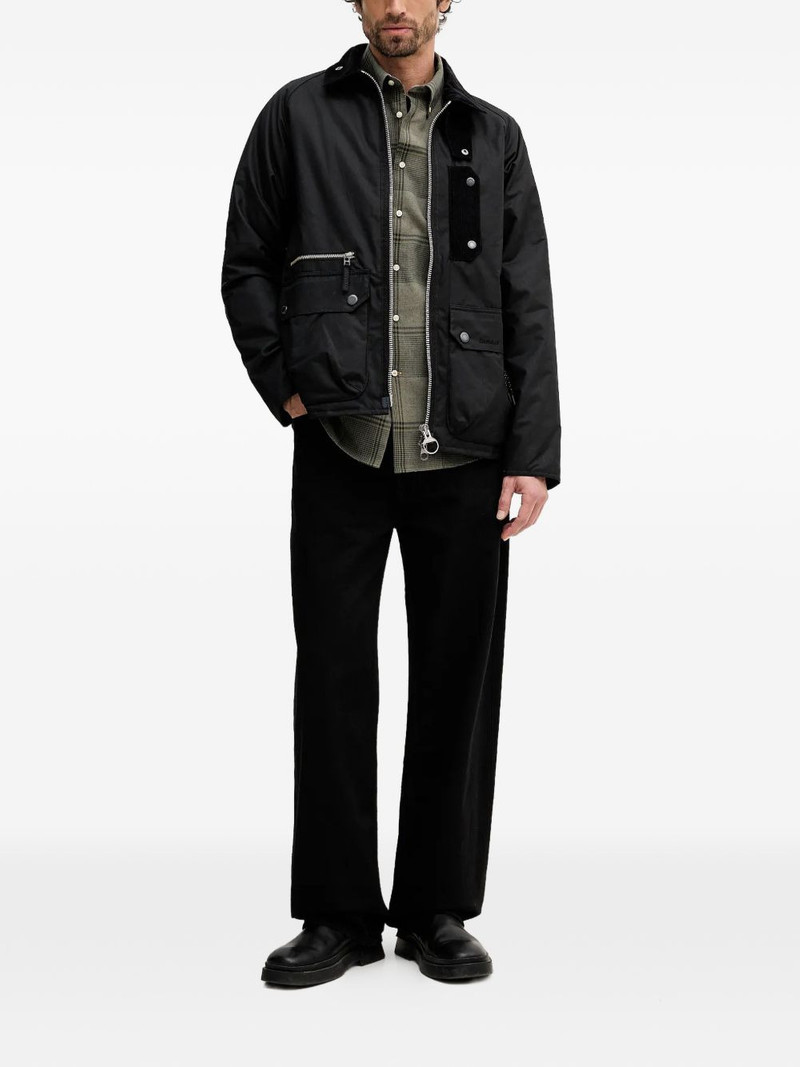 Barbour Tract corduroy-trim pocket jacket outlook