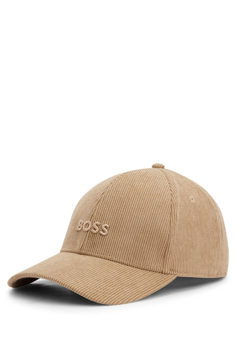 LOGO-EMBROIDERED CAP IN BABY CORDUROY 1