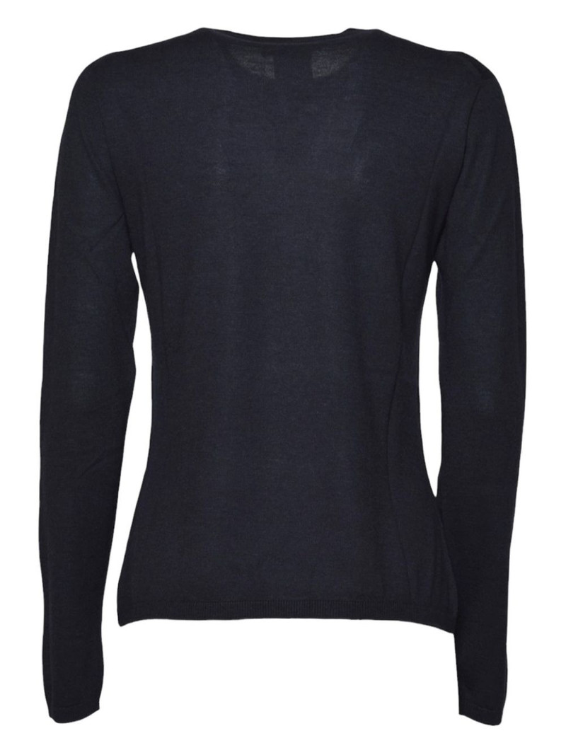 Max Mara long-sleeved crew-neck T-shirt outlook