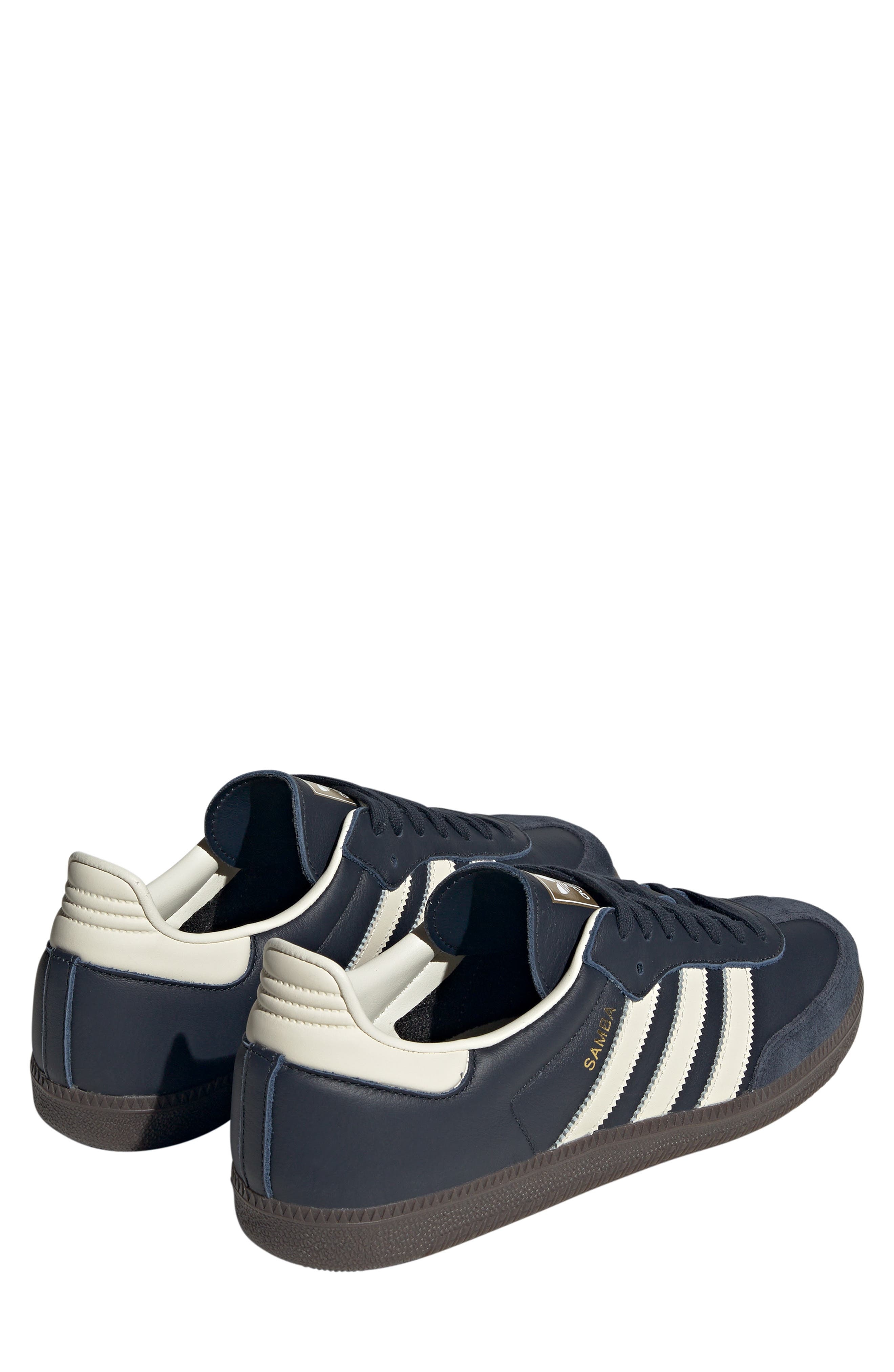 adidas Samba OG Sneaker in Navy/Cream White/Gum5 at Nordstrom - 3