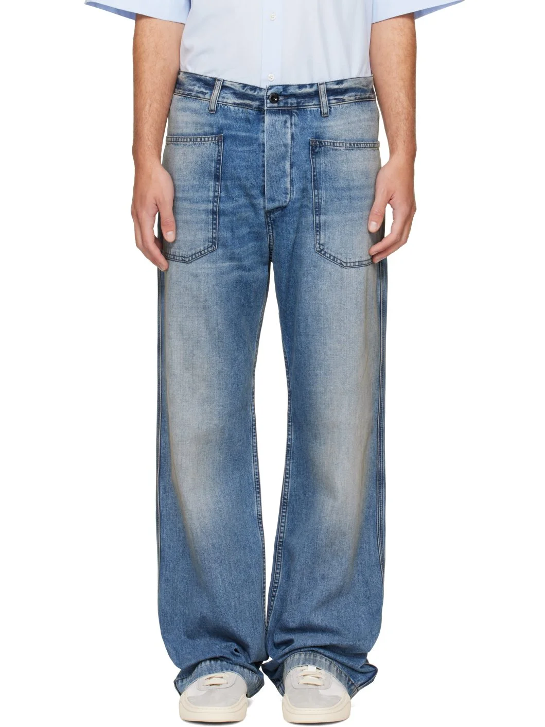 Blue Regular Fit Jeans - 1
