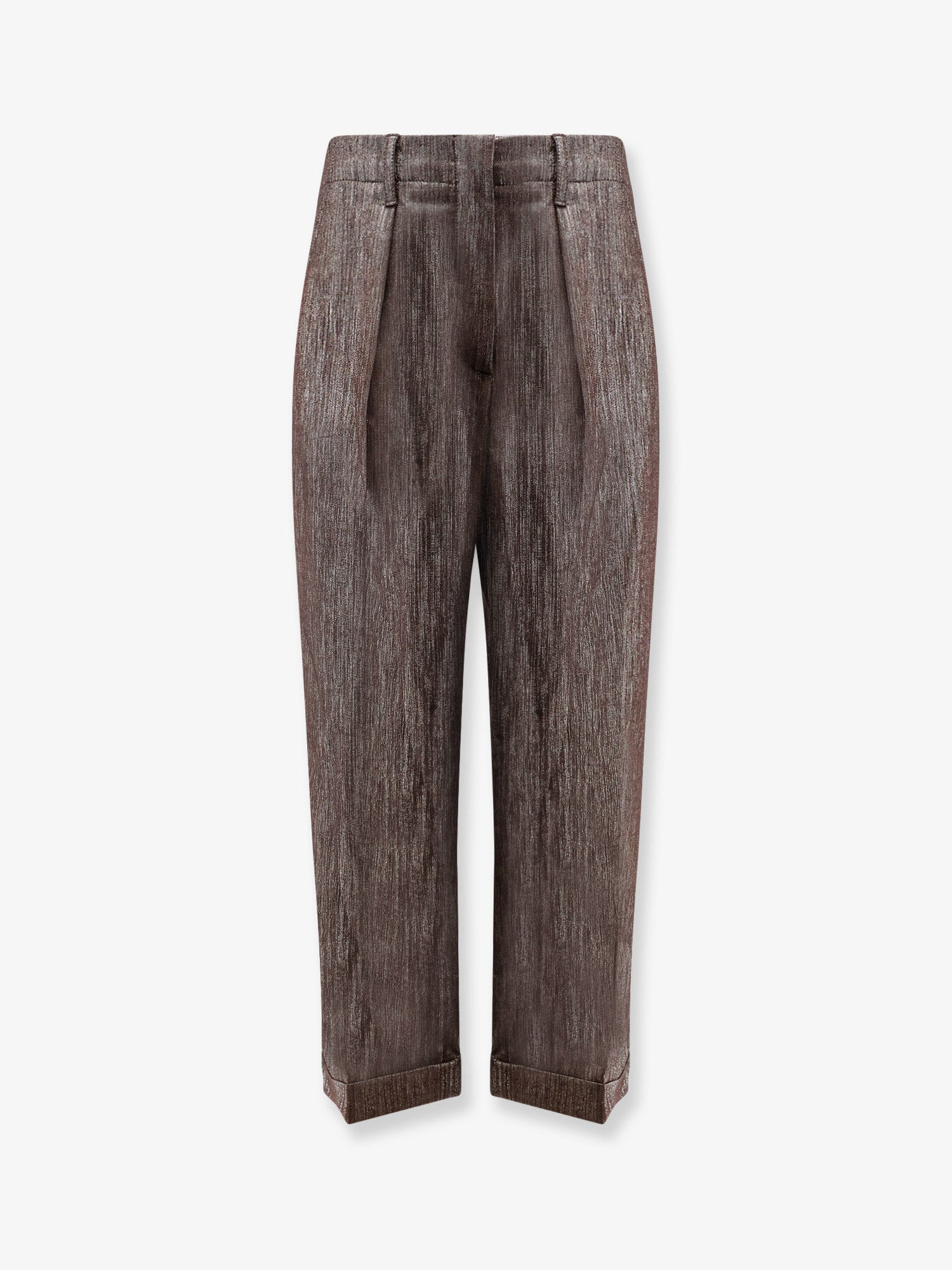 Trousers With Lurex Effect - 1