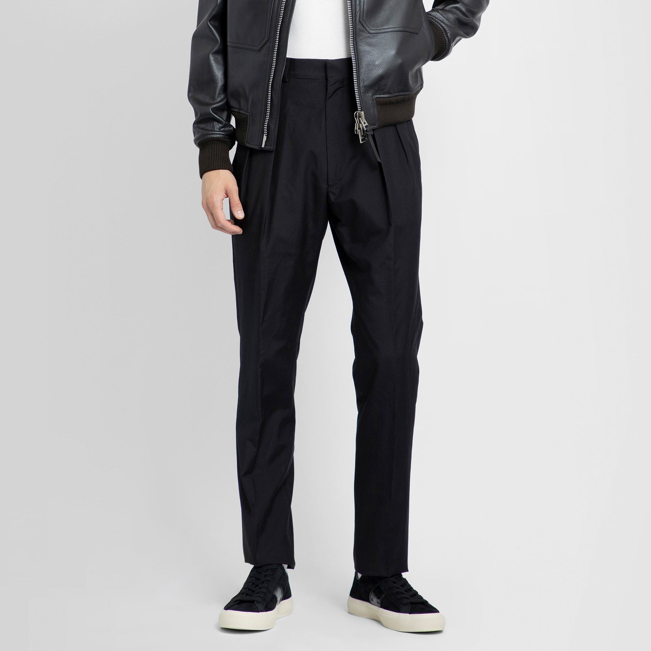 TOM FORD MAN BLACK TROUSERS - 6