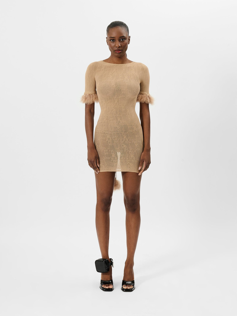 POSTER GIRL VANDERPOOL DRESS BEIGE outlook