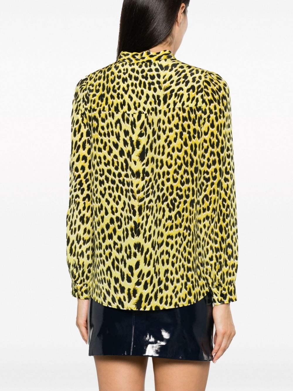 Taos leopard-print silk shirt - 4
