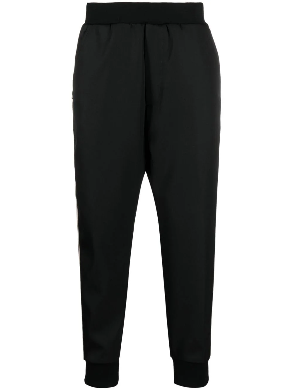 logo-embroidered side-stripe trousers - 1