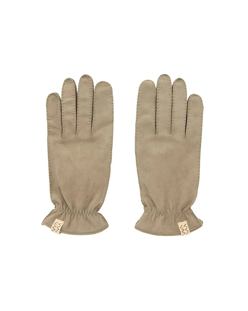 LEATHER GLOVES KHAKI - 1