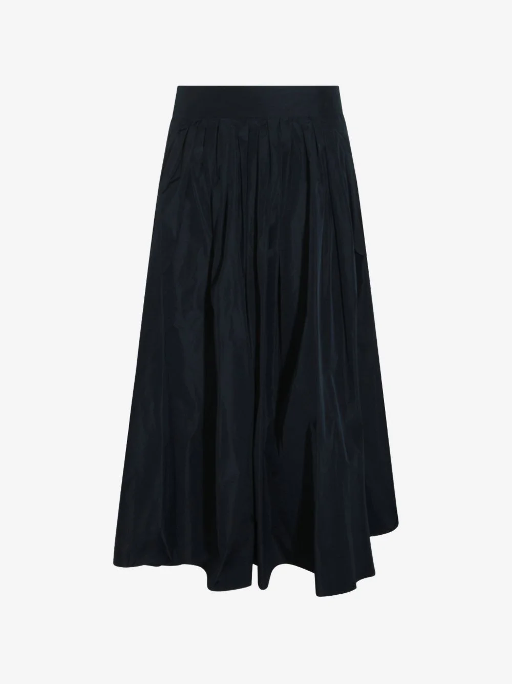 midi pleated flared skirt - 1