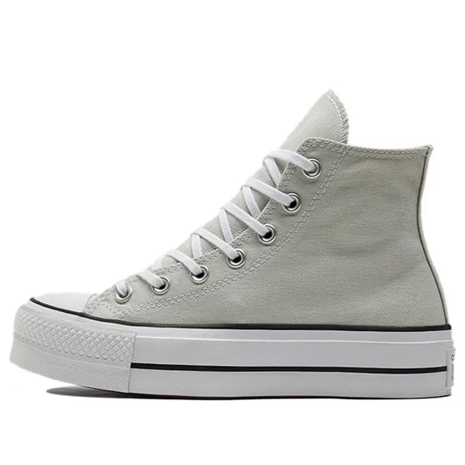 (WMNS) Converse Chuck Taylor All Star Lift Platform High 'Light Silver' 572720C - 1