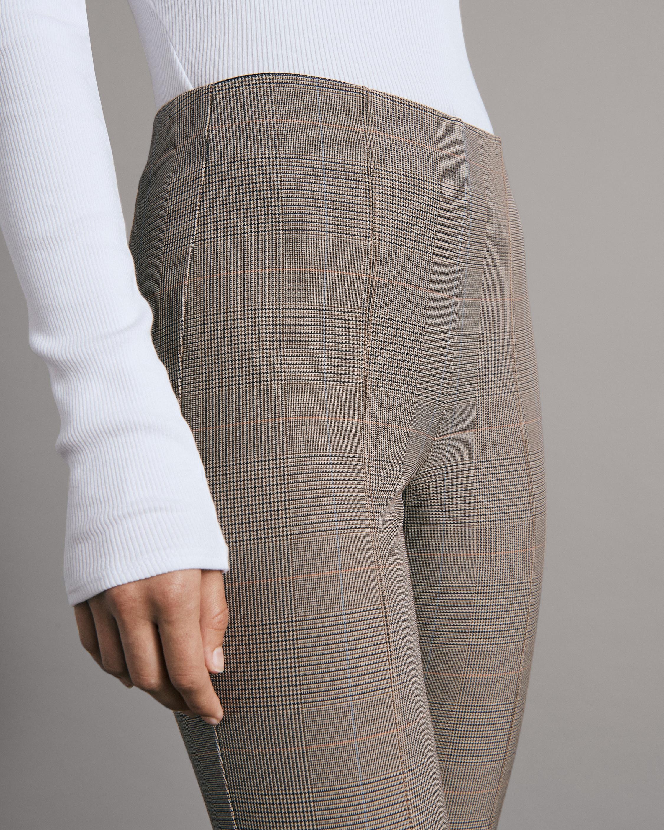 Simone Plaid Jacquard Flare
Slim Fit Pant - 6