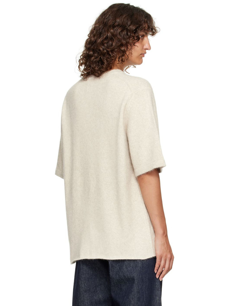 Off-White Raven Yak Blend Short Sleeves Sweater 3