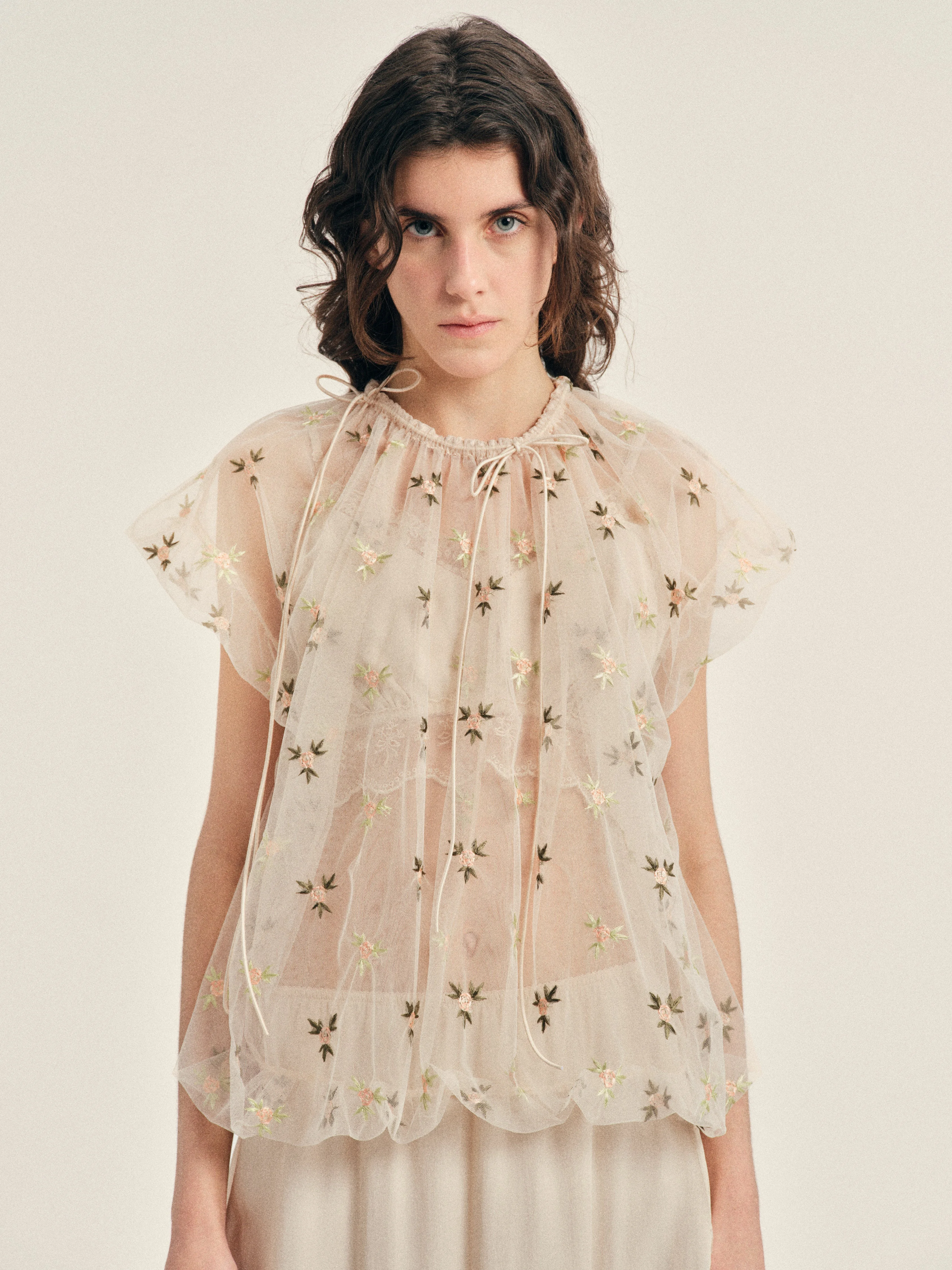 Gathered Cord Top - 1