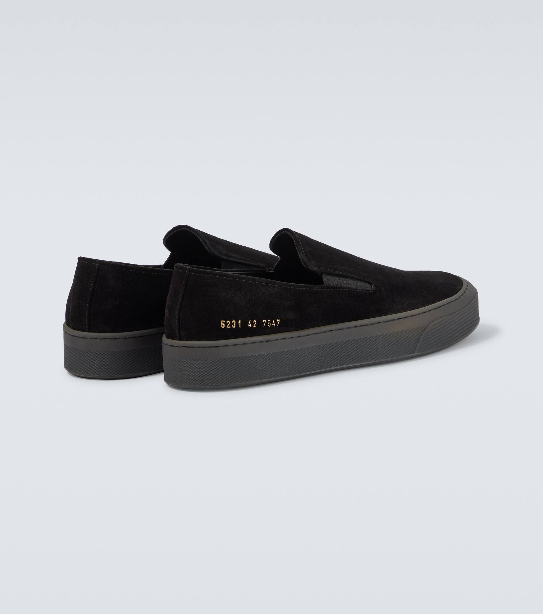 Suede slip-on sneakers - 6