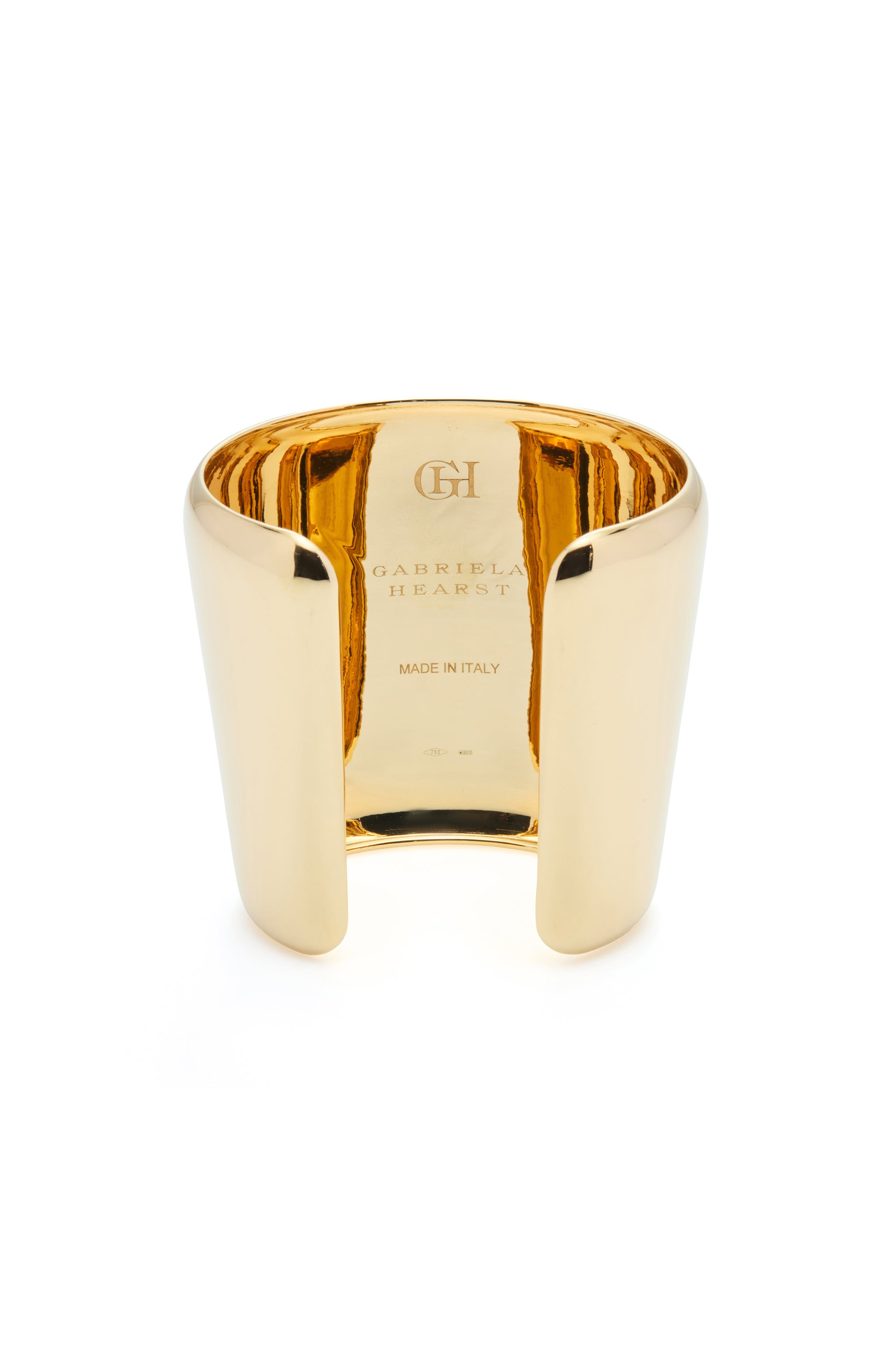 Long Cuff Bracelet in 18K Yellow Gold - 5