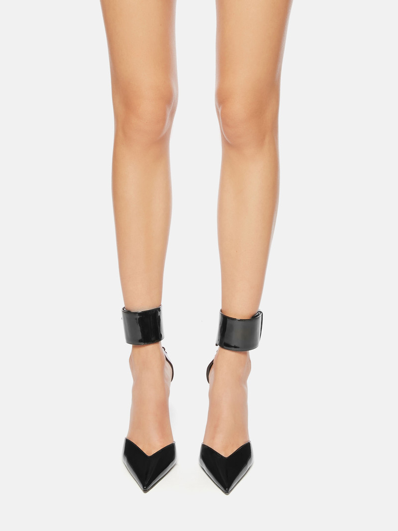 ''MORGAN'' BLACK ANKLET PUMP 4