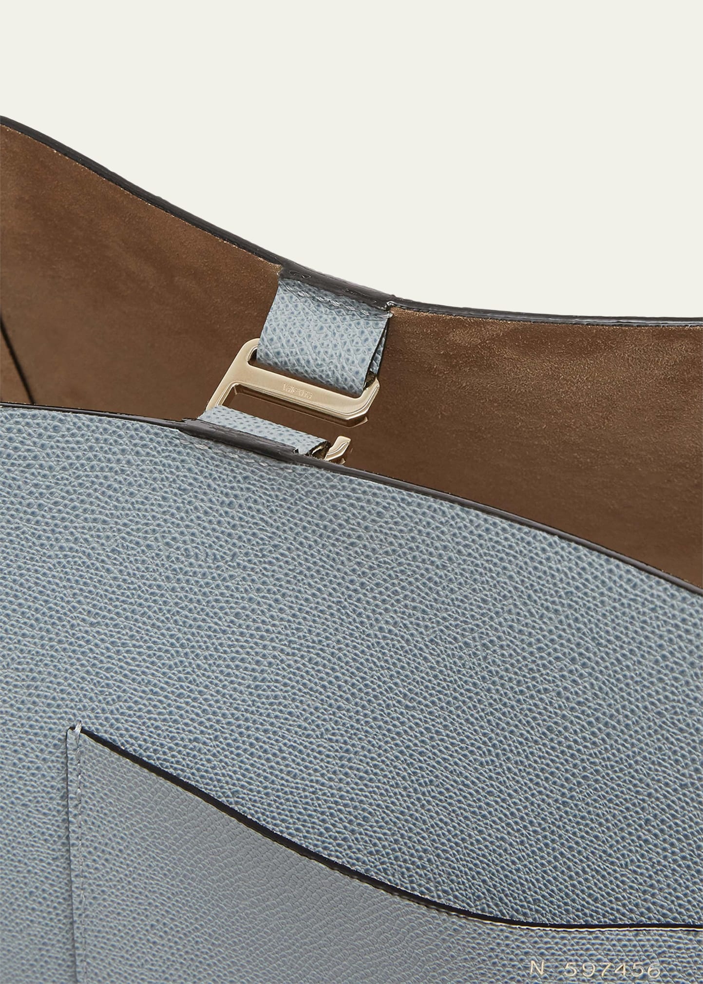Secchiello Medium Leather Bucket Bag - 4