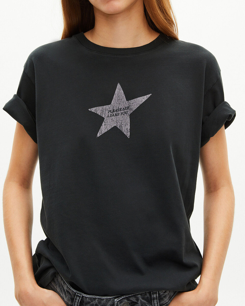 T-SHIRT WITH BLACK SCREEN PRINT 5